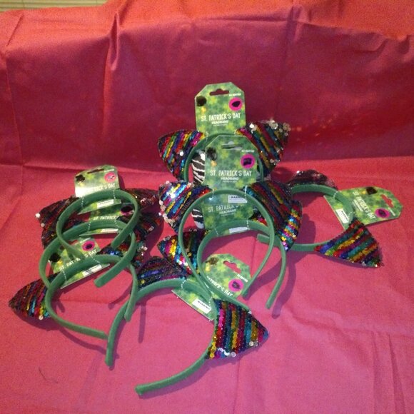 19 headband St Patrick's Day Green by Momentum - Picture 2 of 7